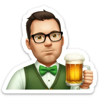 Tipsy Leprechaun sticker