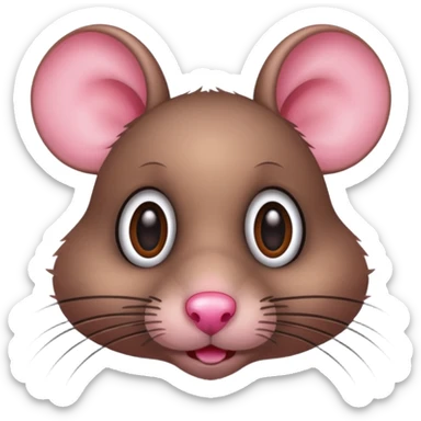 Big eyes rat sticker