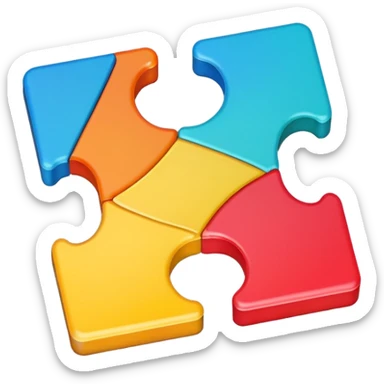 wrong puzzle piece in a hole sticker