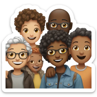 5 best friends sticker