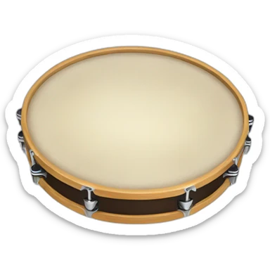 tambourine  sticker