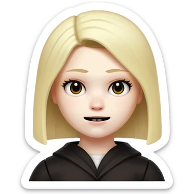 Roblox Chara with a creepy face sticker