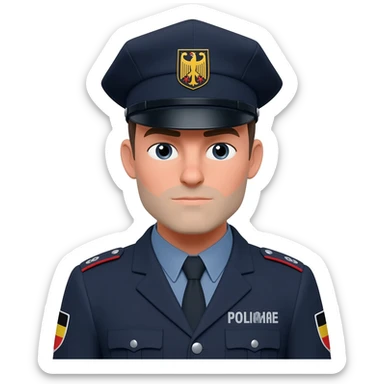 Deutsche Polizei sticker
