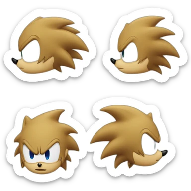 hype sonic sticker