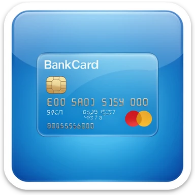 Bank card  sticker