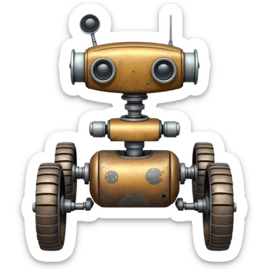  antique tall squat robotic high-occupancy Marsrover  sticker