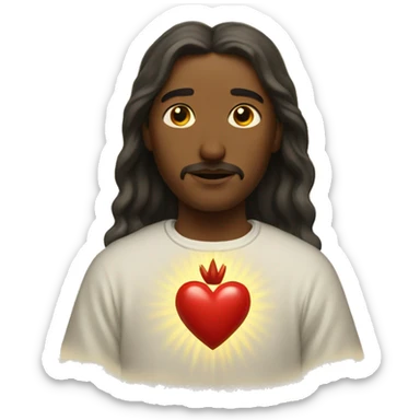 Sacred heart  sticker