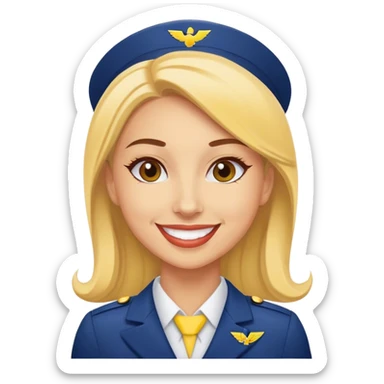 Spirit airlines flight attendant  sticker