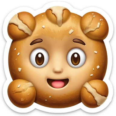 kurtoskalacs típicas dessert sticker