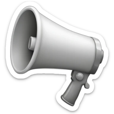 megaphone sticker