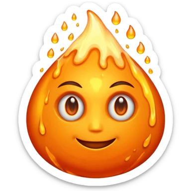 molten metal sticker