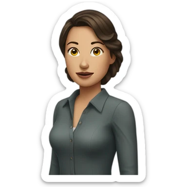 uncanny rebecca valley sticker