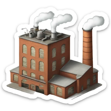 factory XX century sticker