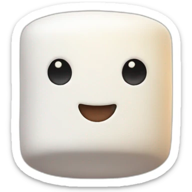 marshmallow sticker