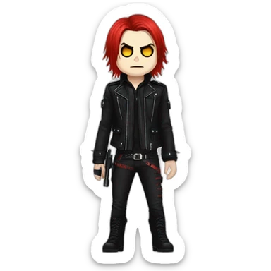 gerard way revenge era mcr sticker