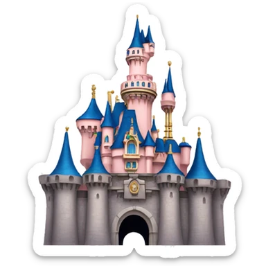 Disneyland paris castle sticker