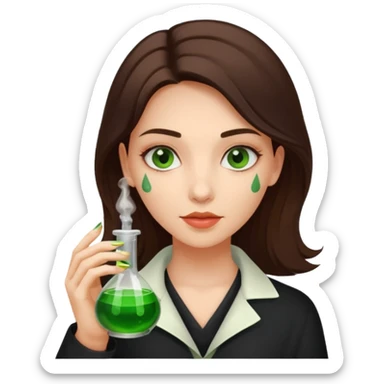 Gir trying to poison me her name is denisa george sticker