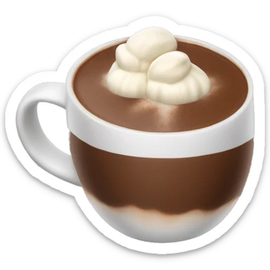 hot chocolate  sticker