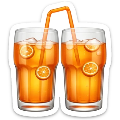 Half-Filled Glasses fanta sticker