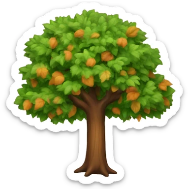 Fall tree sticker