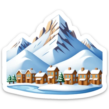 Haz la ciudad de Colorado nevando sticker