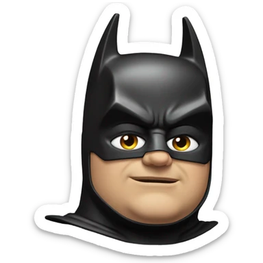 Fat Batman sticker