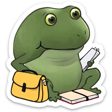 Beige notebook sticker