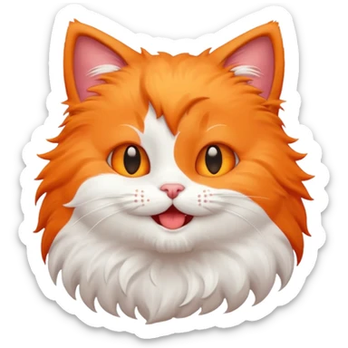 Kitty giggle sticker