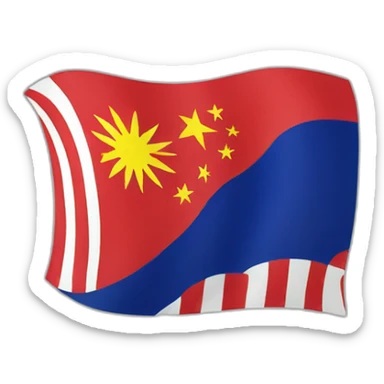 malaysia flag sticker