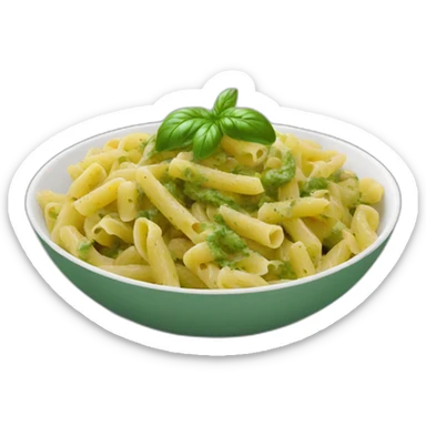 Pesto pasta sticker