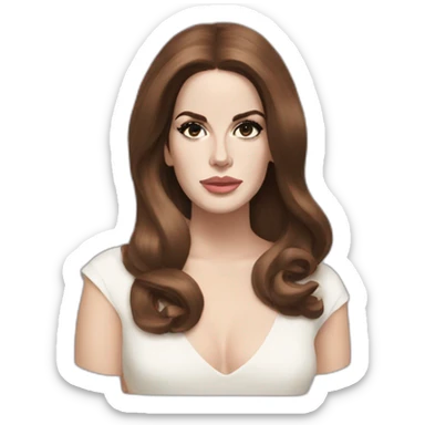 lana del rey chanteuse sticker