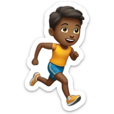 running child sticker