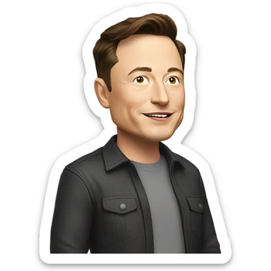 Elon musk sticker