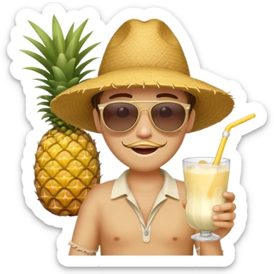 Pinacolada in Mexico sticker