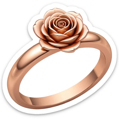 Rose gold ring sticker
