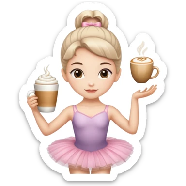 Ballerina cappuccino   sticker