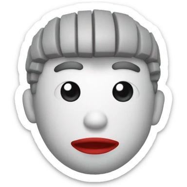 Un pez con traje sticker