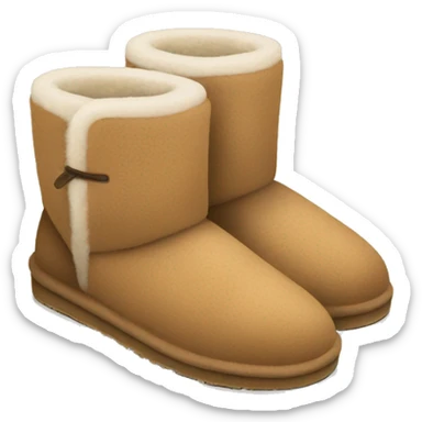 Ugg slippers sticker