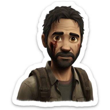 infected from the last of us sticker