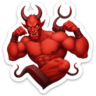 Devil sticker