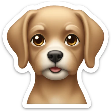 shorthair pekenese sticker