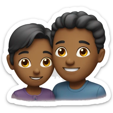 two people chatting sticker