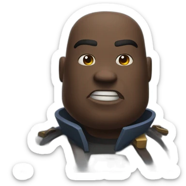 heavy from tf2 sticker