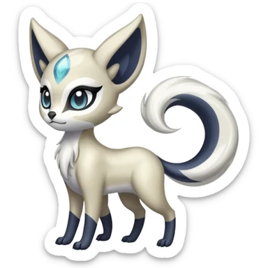 Genet-Absol-Meloetta-Primagen-fusion-creature  sticker