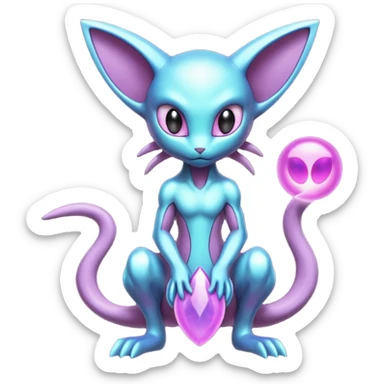 Mewtwo-Malamar-Genesect-Deoxys-Espeon-alien-hybrid-fusion sticker
