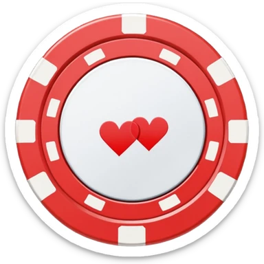 poker chips sticker