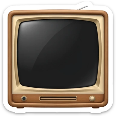 ancienne telévision sticker