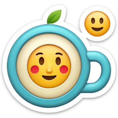 Good morning in text  sticker