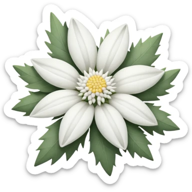 edelweiss realista sticker