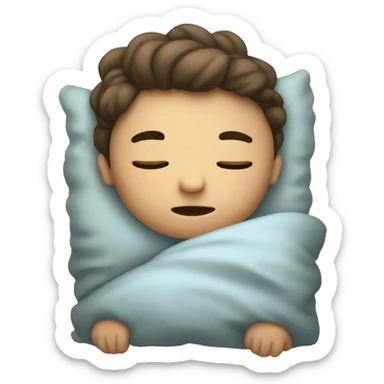 Sleep nice and snug sticker